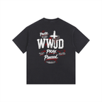 WWJD Vintage Washed Oversized Cotton T-Shirt