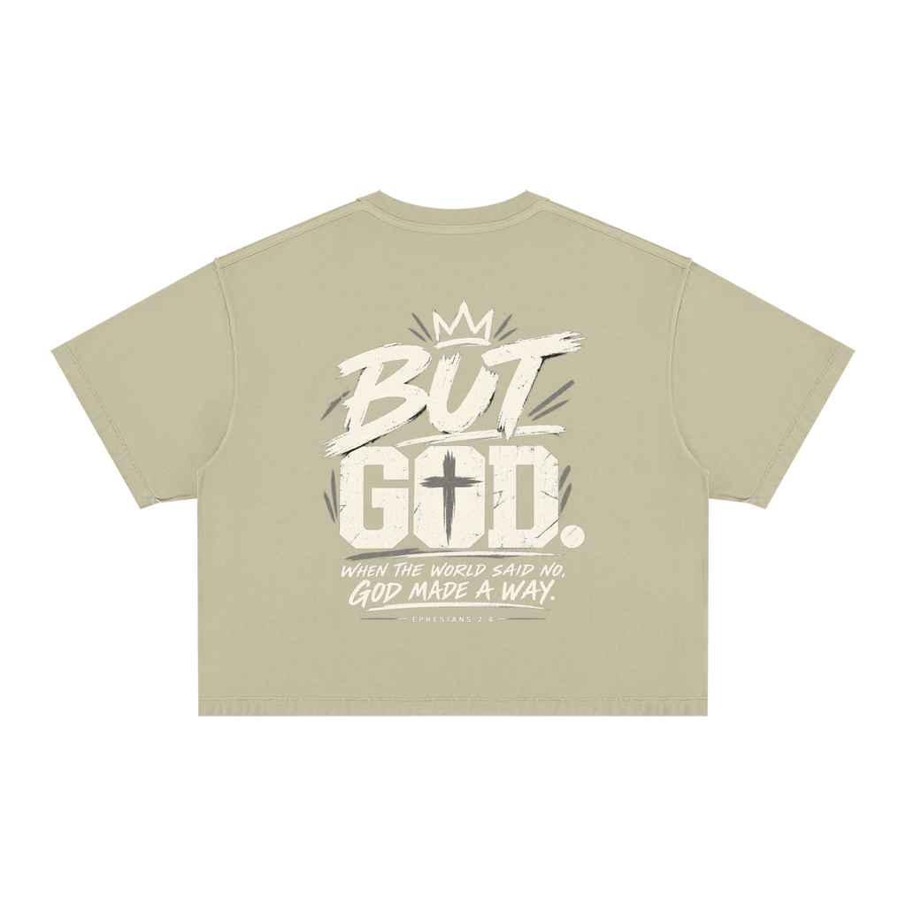 But God Vintage Wash Boxy T-Shirt