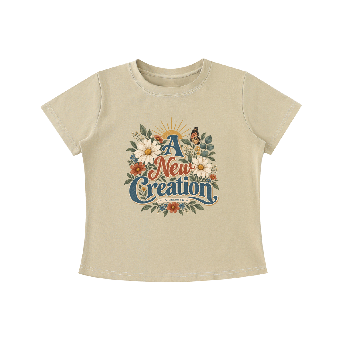 A New Creation Vintage Wash Slim Fit T-shirt