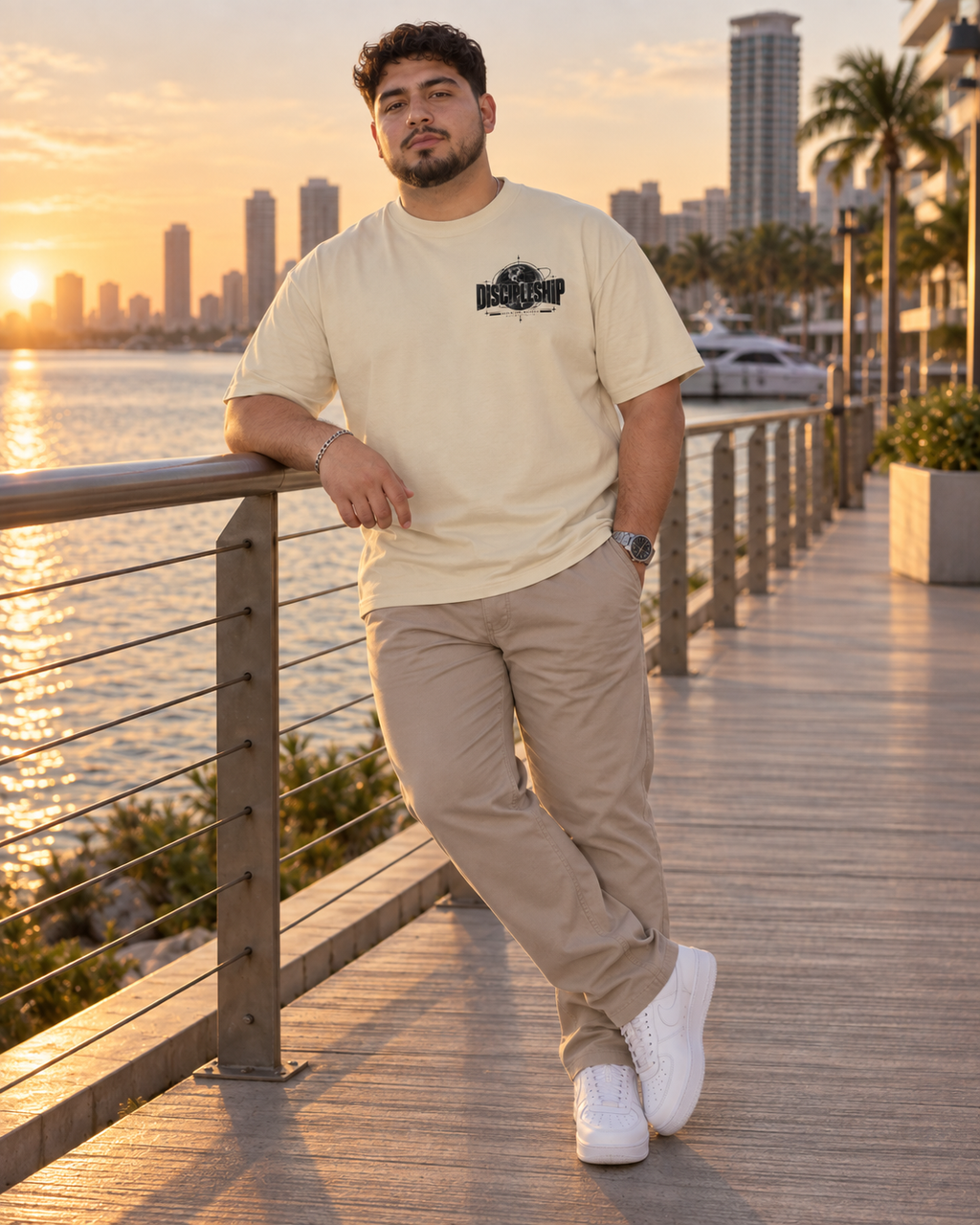 Discipleship Go & Make Disciple Heavyweight Oversized T-Shirt