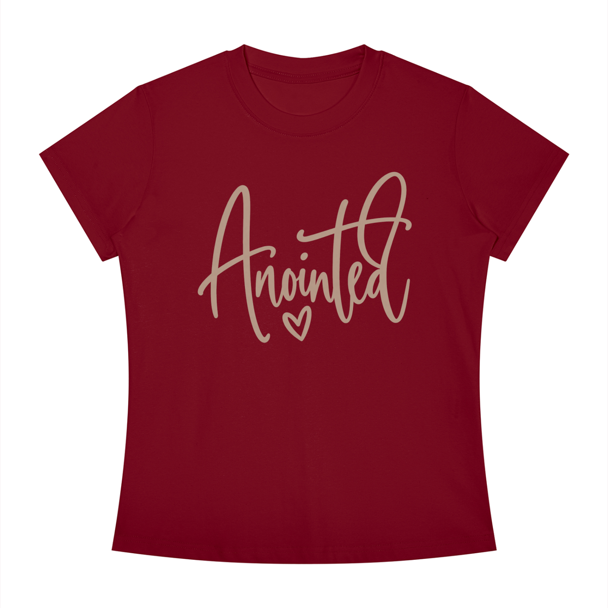 Anointed Women's Slim Fit Crewneck T-Shirt