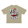 Fear God not Man Drop Shoulder Cotton T-Shirt