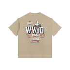 WWJD Vintage Washed Oversized Cotton T-Shirt