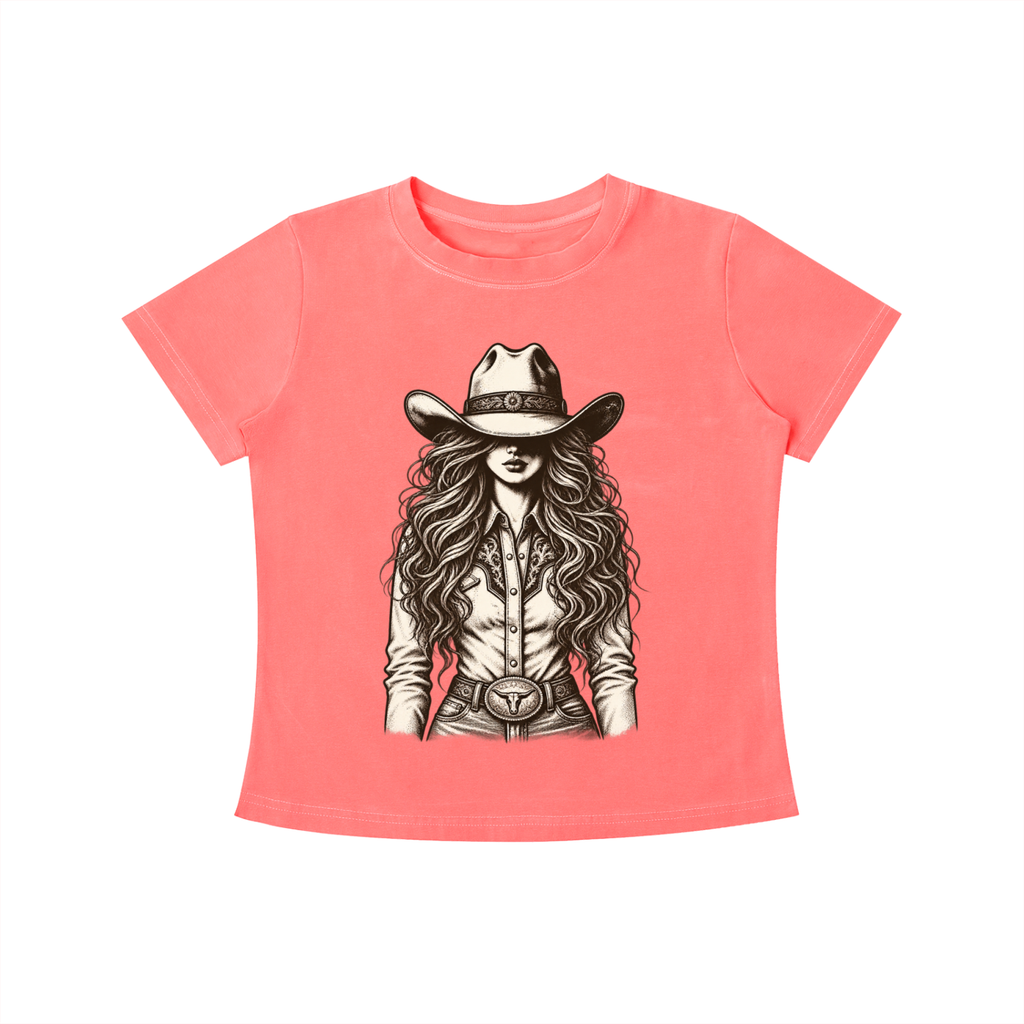 Cowgirl Vintage Wash Slim Fit T-shirt