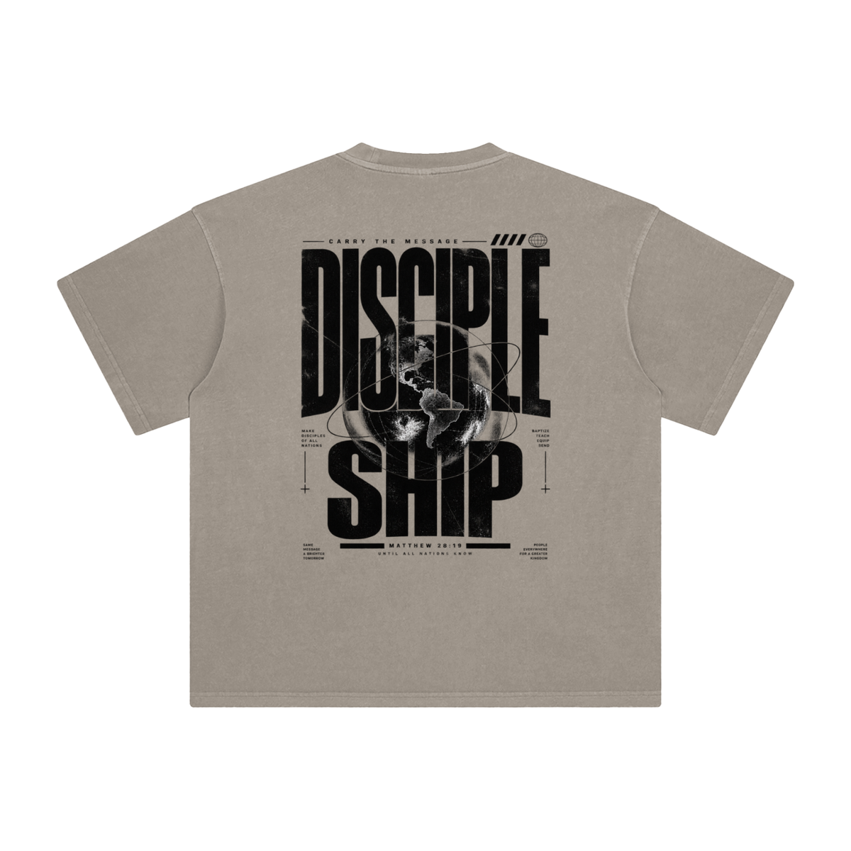 Discipleship Carry the Mission Enzyme Washed T-Shirt