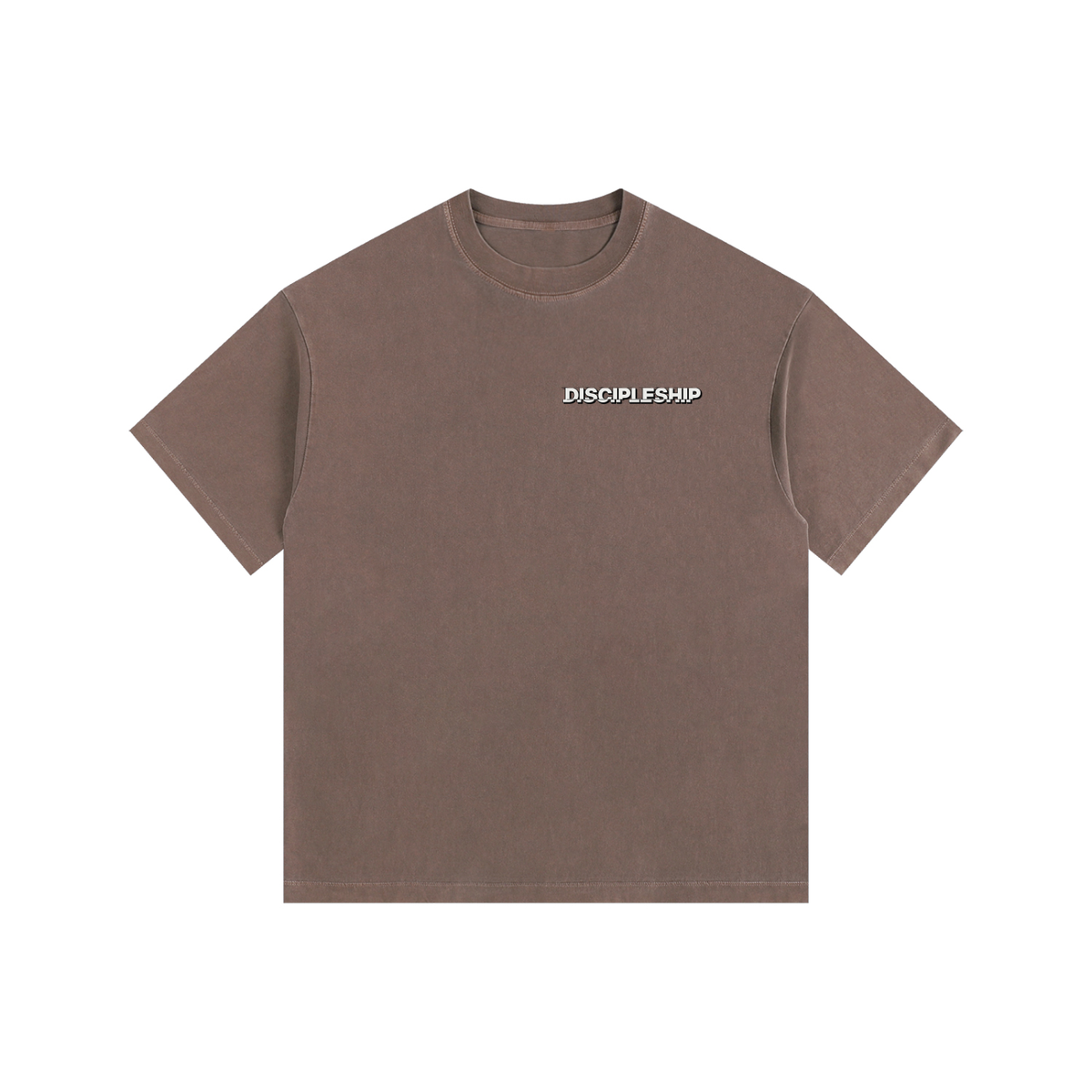 Discipleship Essential  Vintage Washed Oversized Cotton T-Shirt