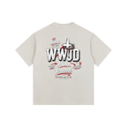 WWJD Vintage Washed Oversized Cotton T-Shirt