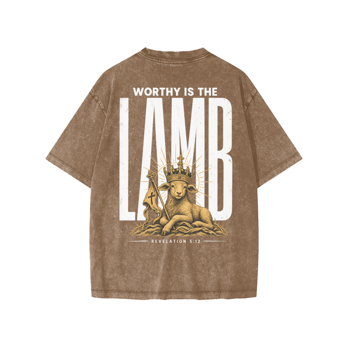Worthy is the Lamb Snow Washed Kids' T-Shirt