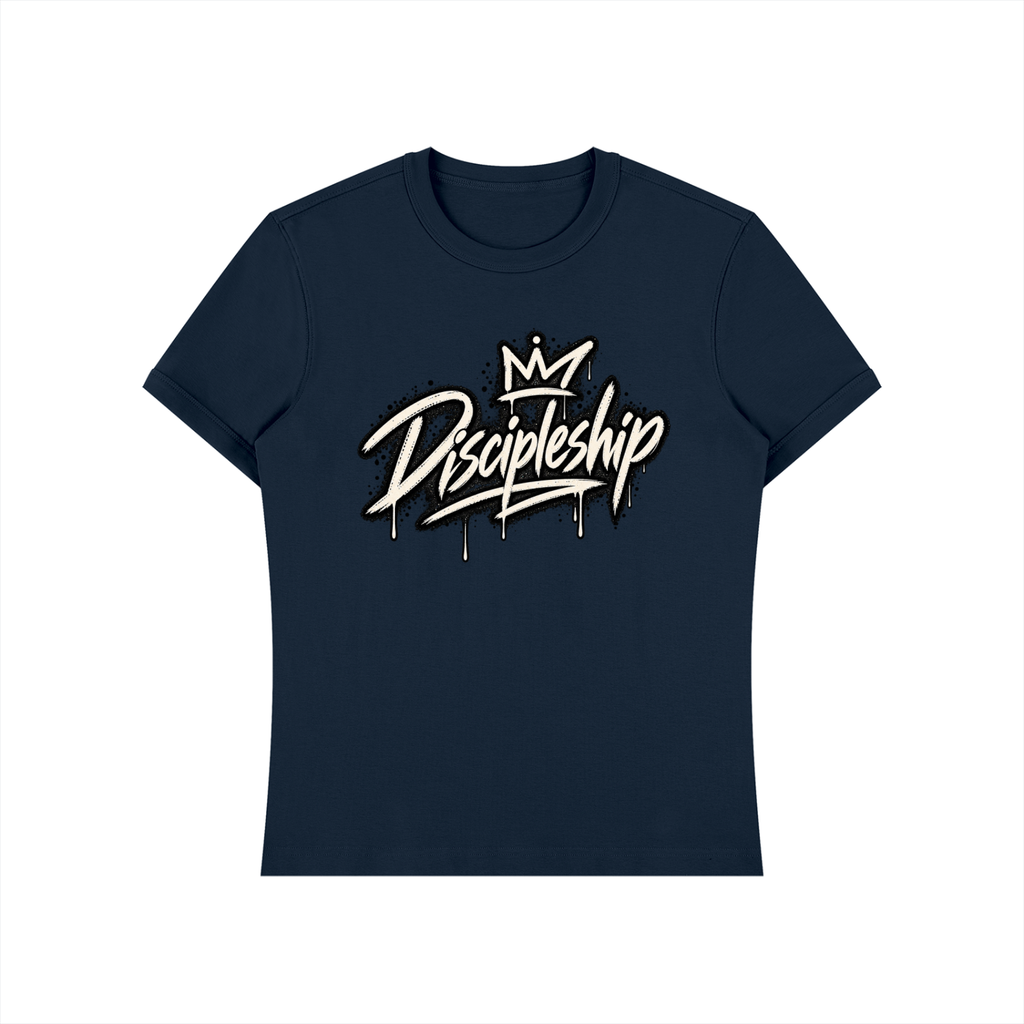 Discipleship Crown Tee Men's Heavyweight Slim Fit T-Shirt