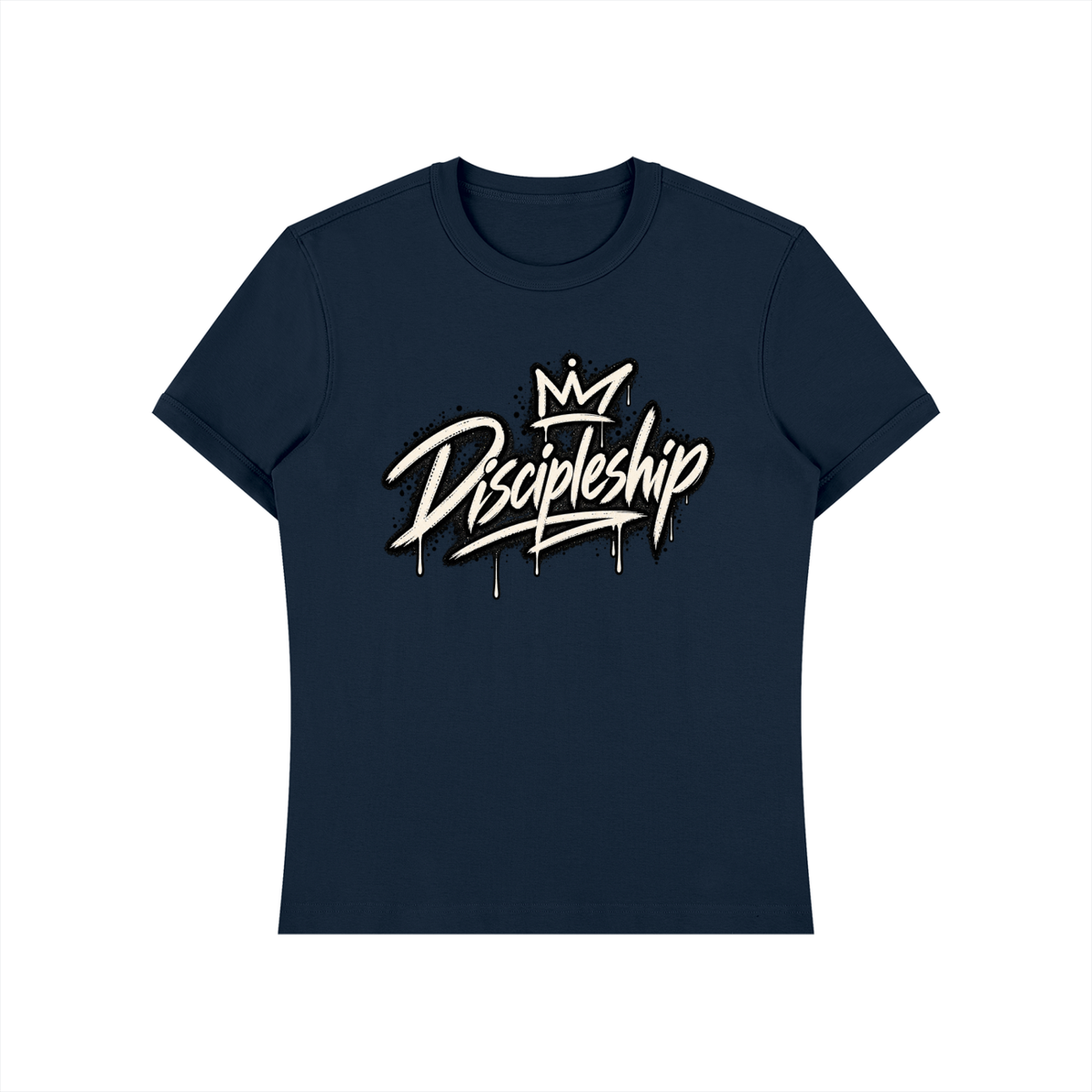 Discipleship Crown Tee Men's Heavyweight Slim Fit T-Shirt