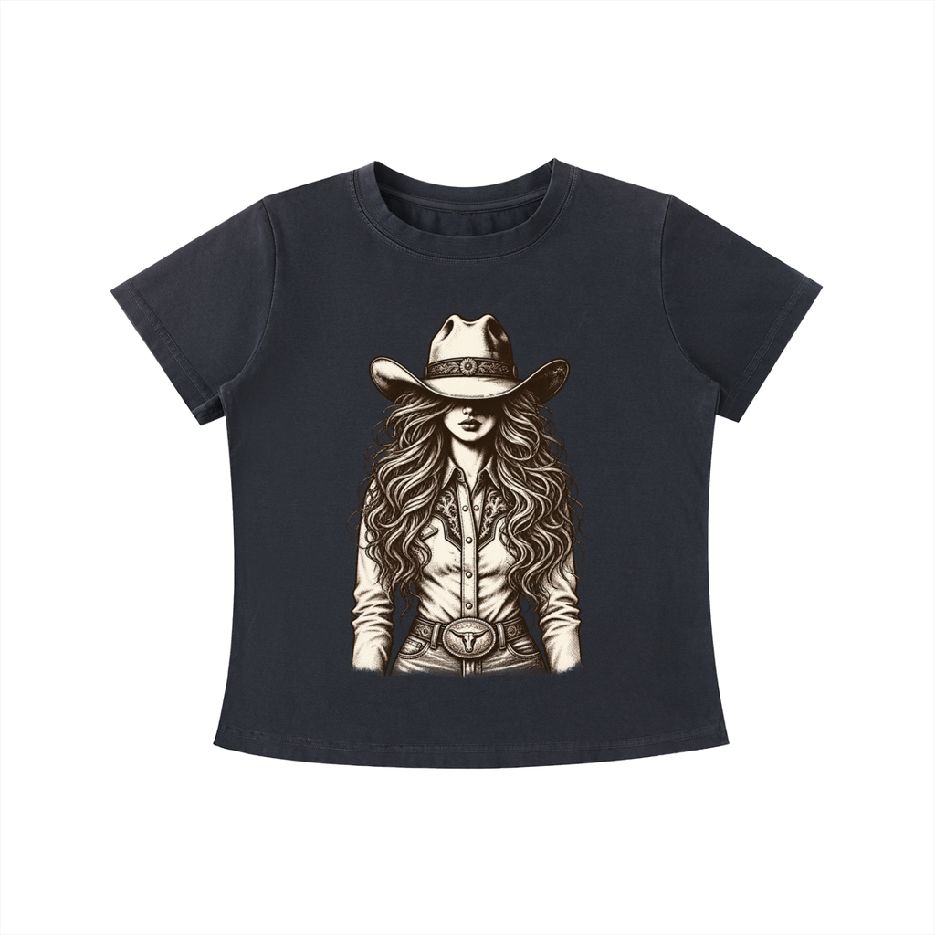 Cowgirl Vintage Wash Slim Fit T-shirt