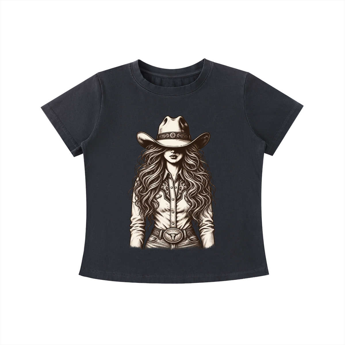 Cowgirl Vintage Wash Slim Fit T-shirt