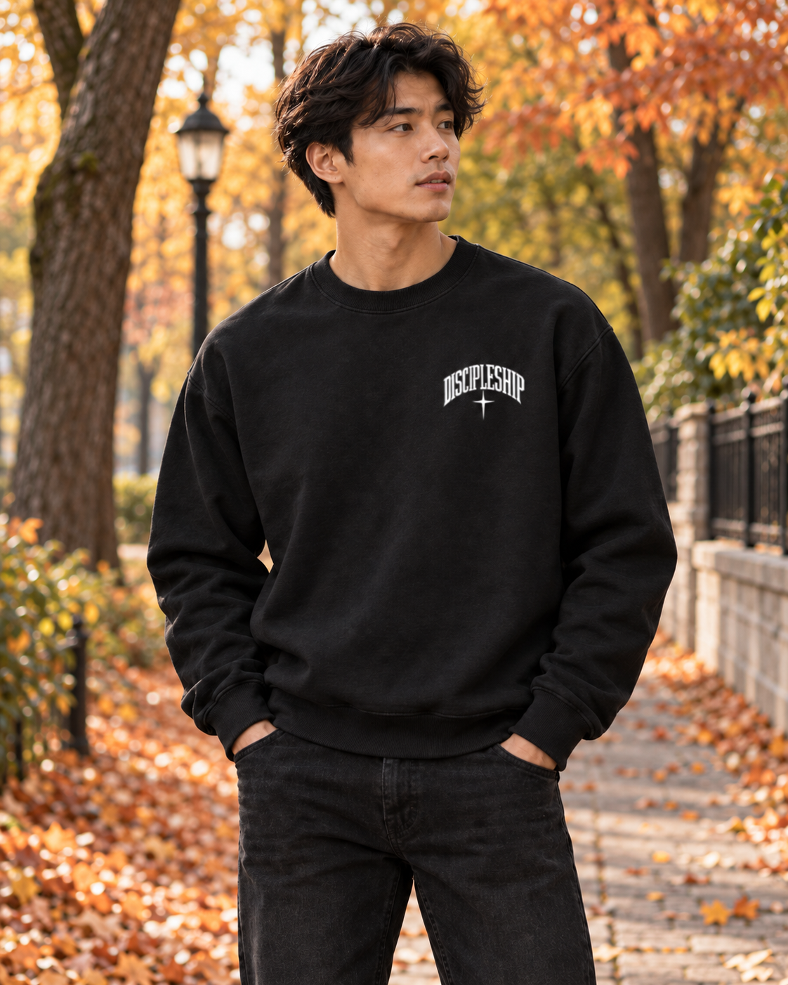 Discipleship Arch Vintage Wash Crewneck Sweatshirt