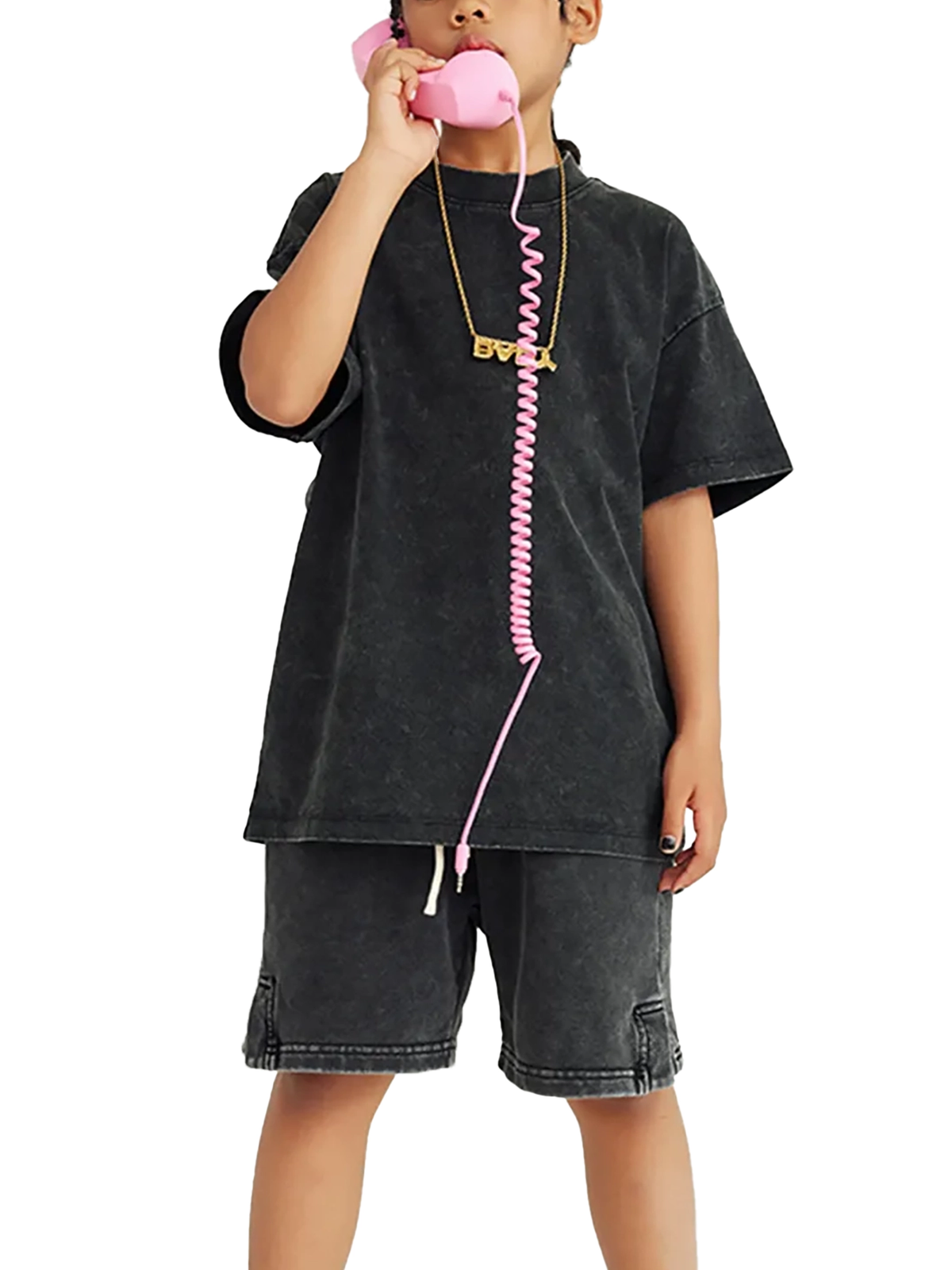 Let Your Light Shine Snow Washed Kids' T-Shirt