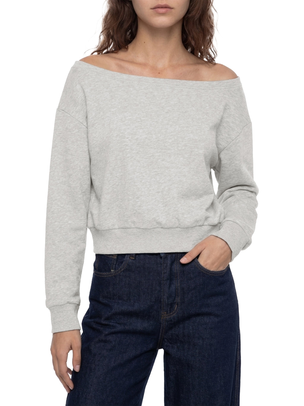 Be Still and Know Women's Off-Shoulder Sweatshirt