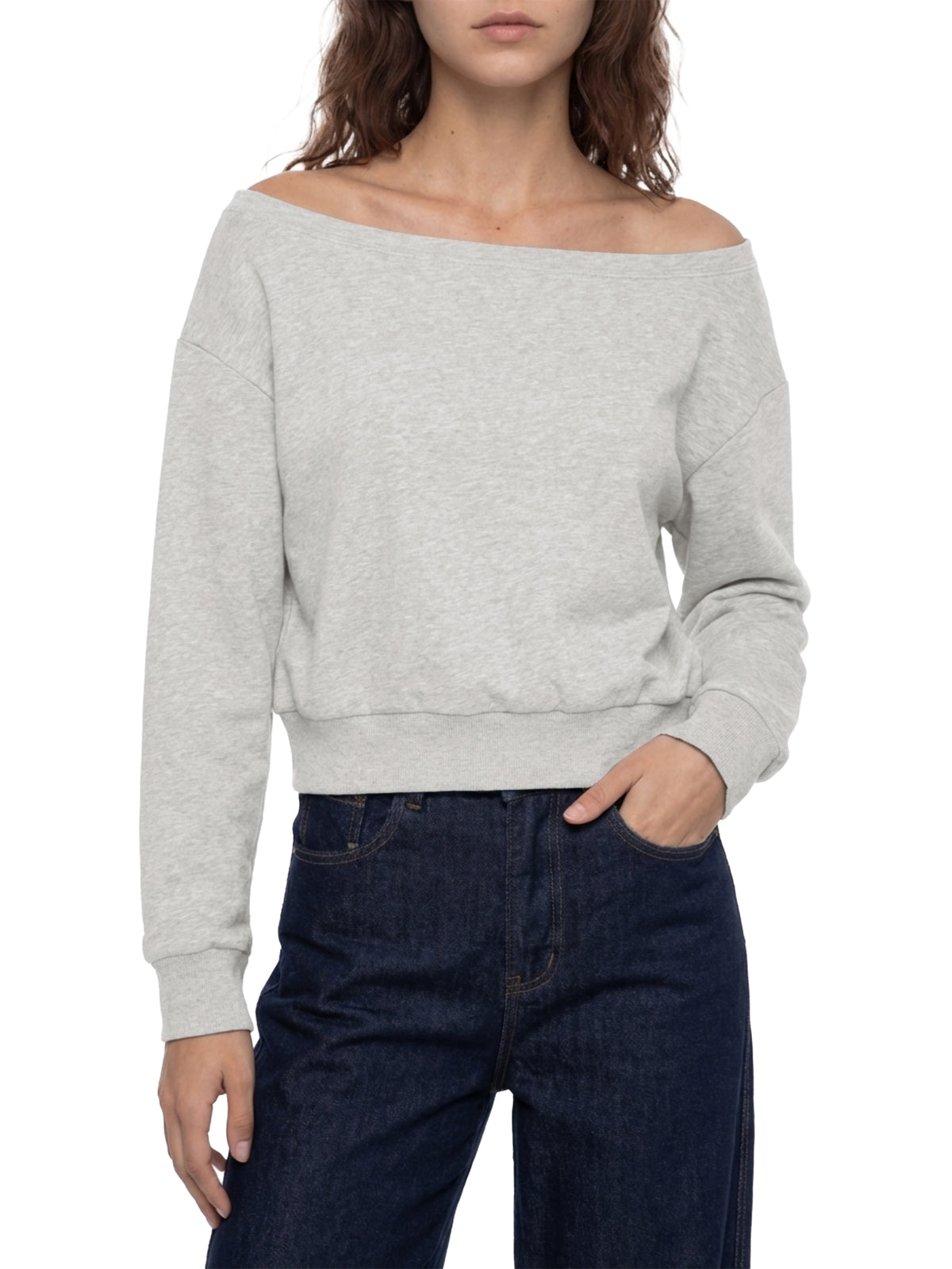 Be Still and Know Women's Off-Shoulder Sweatshirt