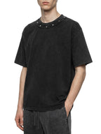 Born Again Washed Boxy Studded T-Shirt