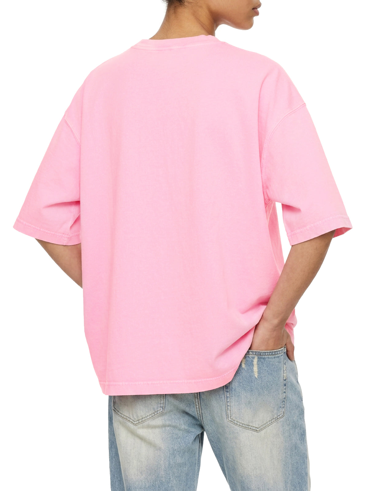 1 Cross 3 Nails Mineral Wash Boxy Cotton T-Shirt